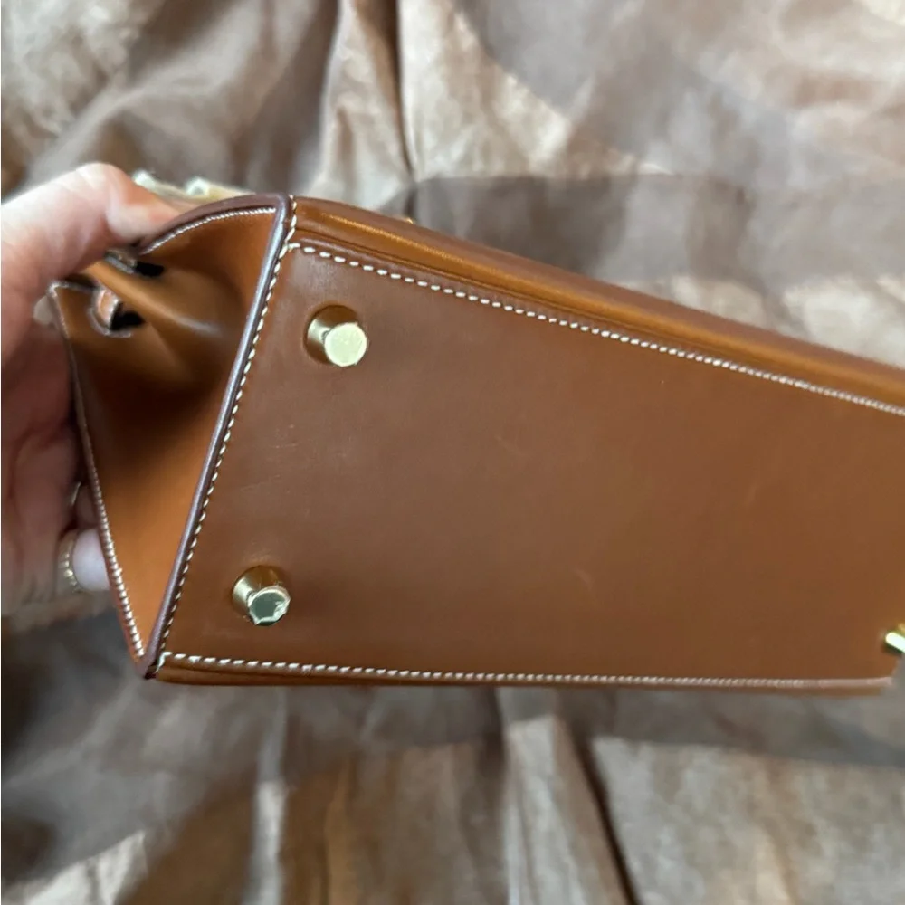 HERMÈS Barénia Fauve Kelly 25 Sellier GHW - Picture 7 of 17